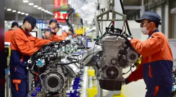 تراجع أداء القطاع الصناعي في الصين في ظل التوترات التجارية