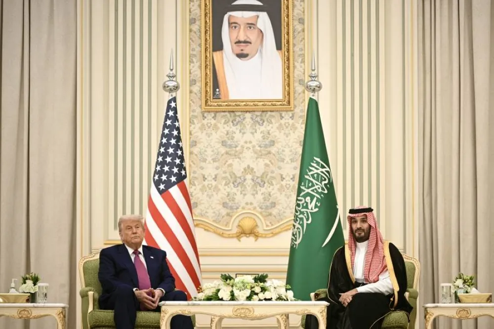 ترامب يثني على الاتفاقات التجارية مع السعودية خلال زيارته للمملكة