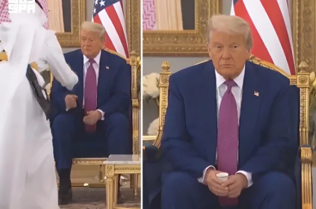ترامب ينطلق في زيارته للشرق الأوسط من السعودية ويستغرق في النوم أمام الكاميرات بسبب التعب. ترامب ينطلق في زيارته للشرق الأوسط من السعودية ويستغرق في النوم أمام الكاميرات بسبب التعب.