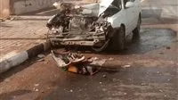 تصادم 4 سيارات على طريق السويس: تفاصيل حادث اشتعال إحدى المركبات