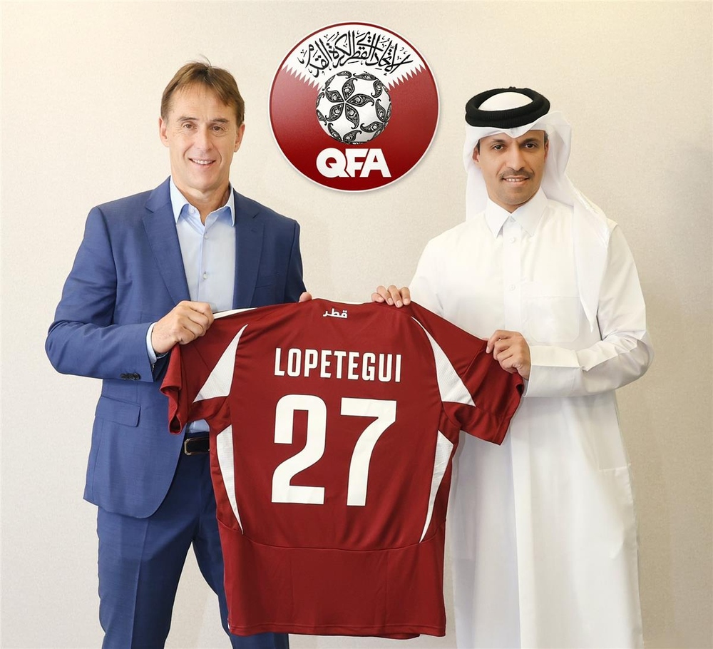 تعيين الإسباني لوبيتيجي مديرًا فنيًّا للمنتخب القطري الأول لكرة القدم