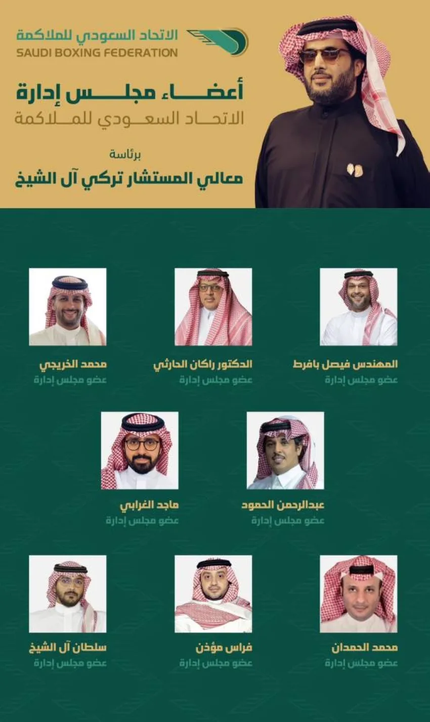 تعيين مجلس اتحاد الملاكمة برئاسة آل الشيخ تعيين مجلس اتحاد الملاكمة برئاسة آل الشيخ