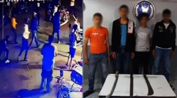 تفاصيل فيديو يظهر اعتداء أفراد على بعضهم باستخدام آلات حادة