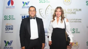 تقدير ليلي علوي لمسيرتها الفنية في مهرجان القاهرة للسينما الفرانكوفونية | صور
