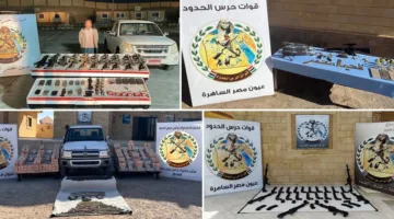 تكثيف جهود قوات حرس الحدود على كافة الاتجاهات الاستراتيجية للبلدان
