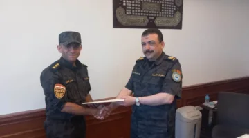 تكريم النقيب مروان شكري، أحد أبطال القوات الخاصة في وزارة الداخلية بالفيوم