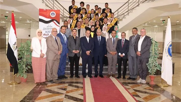 تكريم مجلس اتحاد طلاب لـ “جامعة المنيا الأهلية”