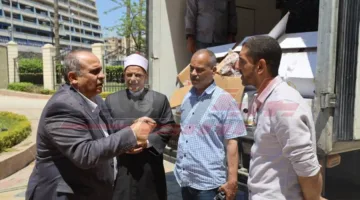 توزيع 2 طن من لحوم الأضاحي على الأسر المحتاجة في كفر الشيخ