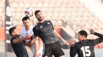 التعادل الإيجابي يحدد نتيجة المدة الأولى في مباراة الزمالك وبتروجت