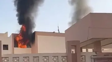 ثاني ثانوي في الجيزة: حريق نتيجة ماس كهربائي دون إصابات (صور)