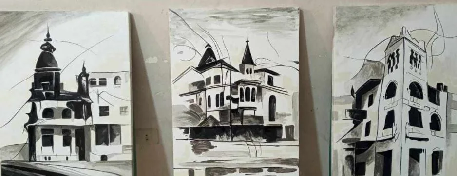 أسامة أبو نار يعبر عن تراث الكوربة في معرض فني بقصر السلطان حسين كامل أسامة أبو نار يعبر عن تراث الكوربة في معرض فني بقصر السلطان حسين كامل