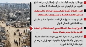ثلاث دول غربية بارزة تهدد بفرض عقوبات على إسرائيل