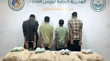 ثلاث عمليات أمنية ضد مروجي المخدرات في جازان والباحة