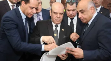 وزير العدل يزور مشروع تحديث محكمة جنوب الجيزة الابتدائية