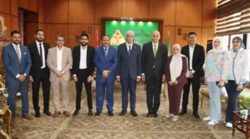 جامعة المنوفية تكرم فريقها الذي حصل على المركز الأول في مسابقة Hult Prize