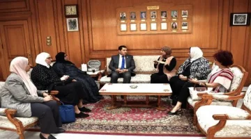 جامعة حلوان تستضيف وفد البورد العربي لتعزيز تقدم مهنة التمريض في العالم العربي