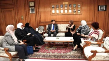 جامعة حلوان تستضيف وفد المجلس العربي للاعتراف بعلوم التمريض لتعزيز تطوير المهنة على مستوى المنطقة