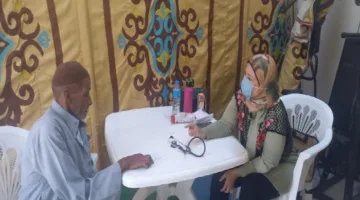 جامعة حلوان تنظم قافلة طبية شاملة في مركز شباب عرب كفر العلو بحلوان
