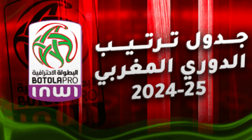 جدول ترتيب الدوري المغربي 2024/2025 بعد الجولة 28