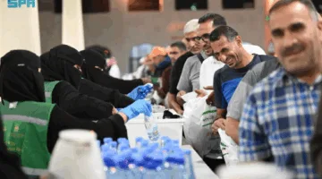 جمعية شرف بتبوك تُقدم خدمات تطوعية شاملة لحجاج منفذ حالة عمار