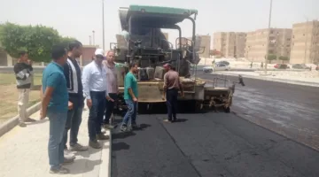 جهاز تنمية 15 مايو يستمر في تحسين الطرق والخدمات في مجاورة 28