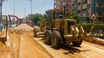 جهاز مدينة السادات: معالجة هبوط مفاجئ في شارع جمال عبد الناصر خلال 12 ساعة