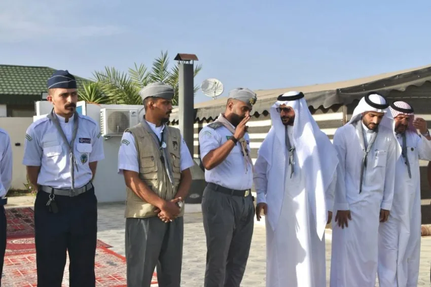 جوالة جامعة الباحة تُنهِي تحضيراتها للحج من خلال معسكر تدريبي بمشاركة 32 طالبًا جوالة جامعة الباحة تُنهِي تحضيراتها للحج من خلال معسكر تدريبي بمشاركة 32 طالبًا