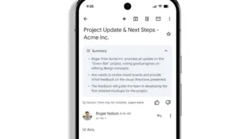 جوجل تضيف وظيفة تلخيص الرسائل بشكل تلقائي في Gmail