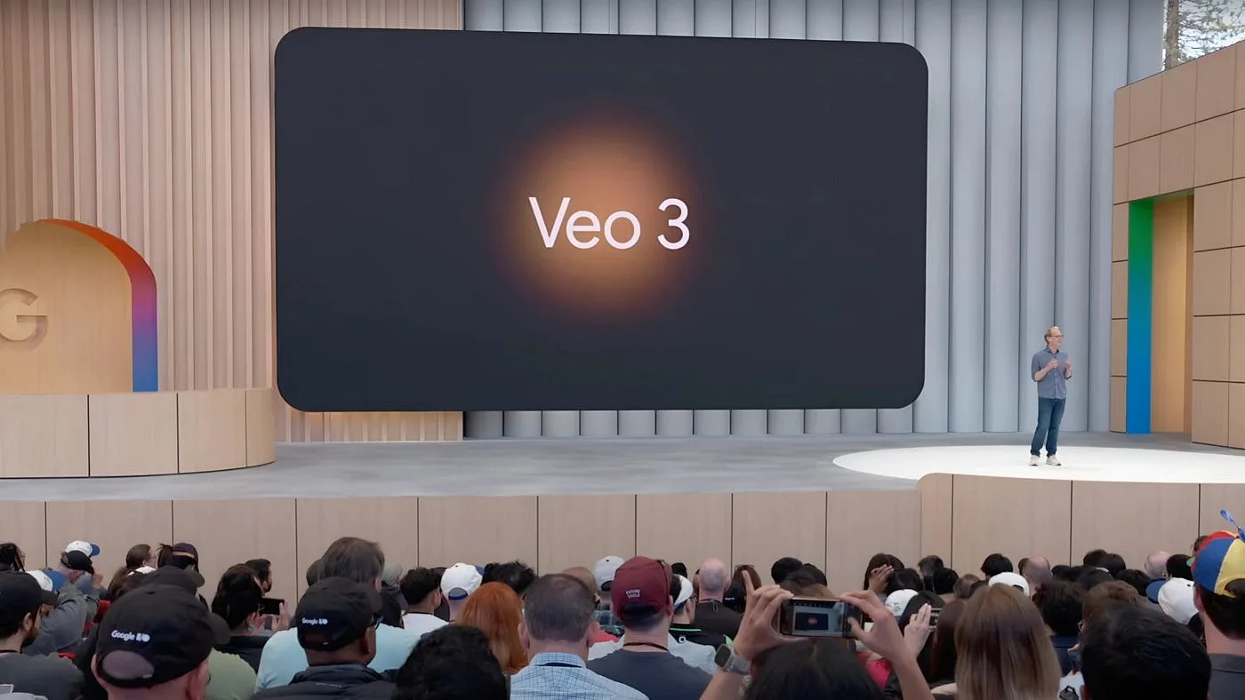 جوجل تعلن عن Veo 3.. مُنتج فيديو بالذكاء الاصطناعي مع تقنية صوتية متطورة جوجل تعلن عن Veo 3.. مُنتج فيديو بالذكاء الاصطناعي مع تقنية صوتية متطورة