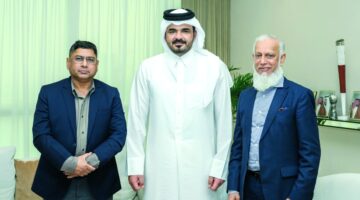 جوعان بن حمد يجتمع مع رئيس اللجنة الأولمبية البنغلاديشية
