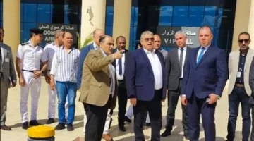 جولة تفقدية لممثلي اللجنة العليا للتفتيش الأمني والبيئي في مطار سفنكس الدولي