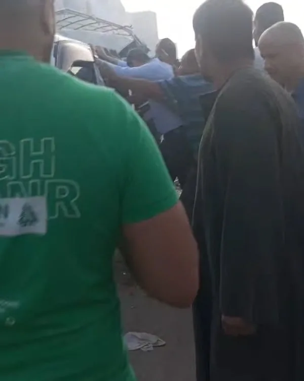 حادث دوار المنيب: تفاصيل اشتعال سيارة بالكامل ووجود وفيات وإصابات