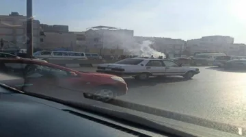 حادث مؤسف يضم 7 سيارات على الطريق الدائري في المنيب
