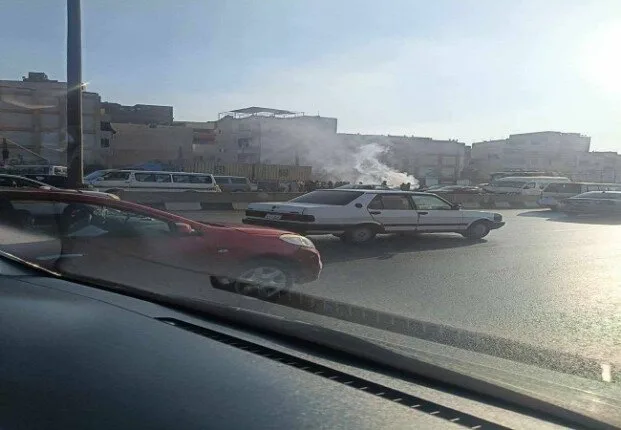 حادث مؤسف يضم 7 سيارات على الطريق الدائري في المنيب حادث مؤسف يضم 7 سيارات على الطريق الدائري في المنيب