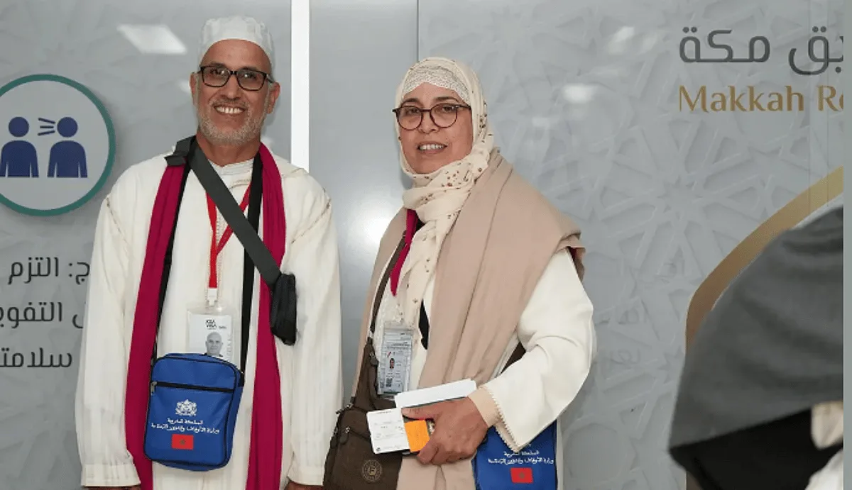 حجاج المغرب: “مبادرة طريق مكة” تسهّل أداء مناسك الحج عبر خدمات متطورة وتقنية عالية. حجاج المغرب: “مبادرة طريق مكة” تسهّل أداء مناسك الحج عبر خدمات متطورة وتقنية عالية.