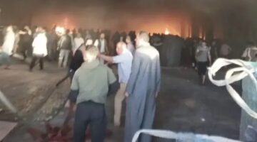 إصابة 11 شخصا بالاختناق إثر نشوب حريق داخل محطة بطاطس في البحيرة