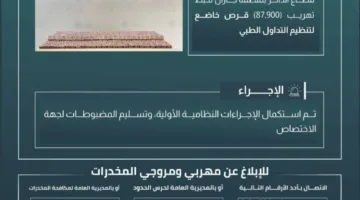 حرس الحدود في جازان ينجح في إحباط تهريب 87,900 قرص من المواد الطبية المنظمة