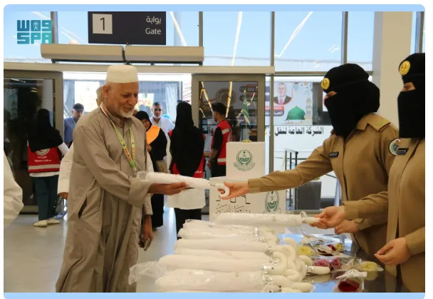 حرس الحدود يواصل أعماله في استقبال الحجاج القادمين من العراق حرس الحدود يواصل أعماله في استقبال الحجاج القادمين من العراق
