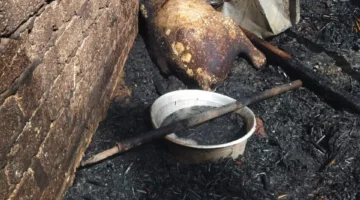 حريق ضخم يتسبب في نفوق مواشي وطيور وتلف مواد غذائية في 3 أحواش بسوهاج | صور