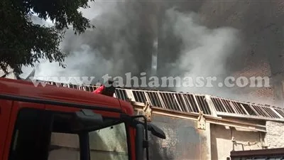 حريق هائل في مصنع للبلاستيك بمدينة السلام شرق القاهرة