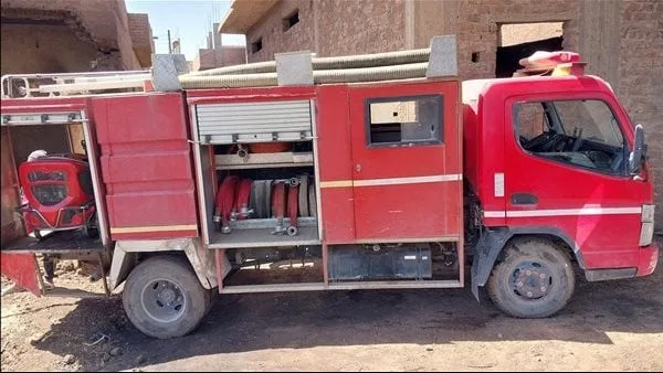 حريق هائل يلتهم مزرعة دواجن ببني سويف