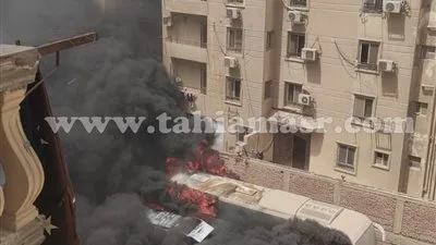 حريق يدمر حافلات مدرسة خاصة في حدائق الأهرام وفرق الإنقاذ تتدخل لإنقاذ الوضع حريق يدمر حافلات مدرسة خاصة في حدائق الأهرام وفرق الإنقاذ تتدخل لإنقاذ الوضع