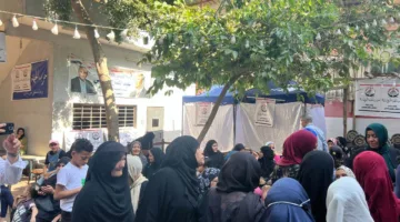 حزب الجبهة الوطنية ينظم قافلة طبية متكاملة في منطقة وراق العرب بالجيزة