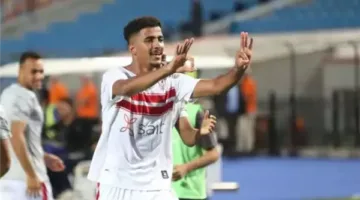 حسام عبد المجيد يسجل هدف التعادل للزمالك ضد بتروجيت في الدوري