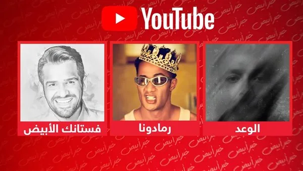 حسين الجسمي ومحمد رمضان وويجز يتصدون قائمة الأكثر مشاهدة على يوتيوب