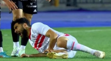 حمزة المثلوثي ينطلق في برنامج تأهيلي مع الزمالك عقب إجراء عملية الرباط الصليبي