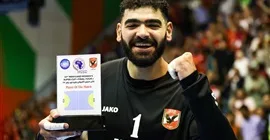 حميد يُتوج بلقب أفضل لاعب في مباراة الأهلي ضد الزمالك.