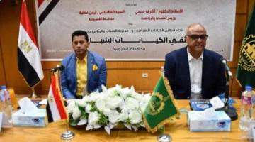 حوار بين وزير الرياضة وشباب القليوبية حول تحسين المنشآت وتعزيز المبادرات.