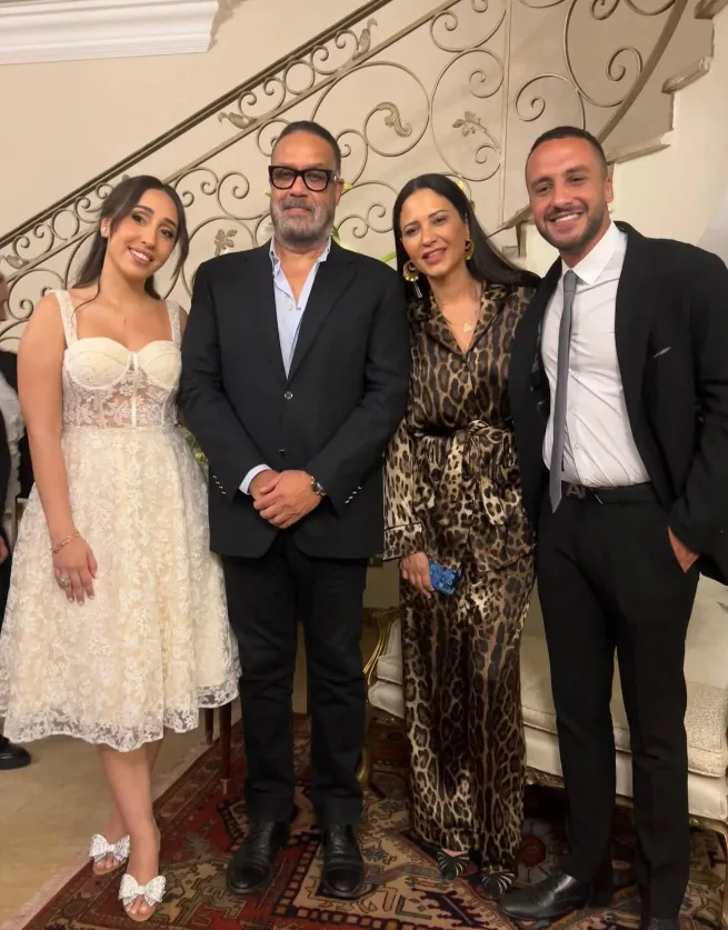 خالد سامي العدل يحتفل بخطوبته على هنا الألفي في أجواء أسرية دافئة خالد سامي العدل يحتفل بخطوبته على هنا الألفي في أجواء أسرية دافئة