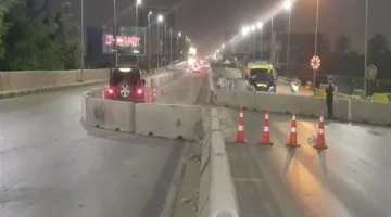 خدمات أمنية بمحيط غلق كوبري ٢٦ يوليو أعلى شارع السودان